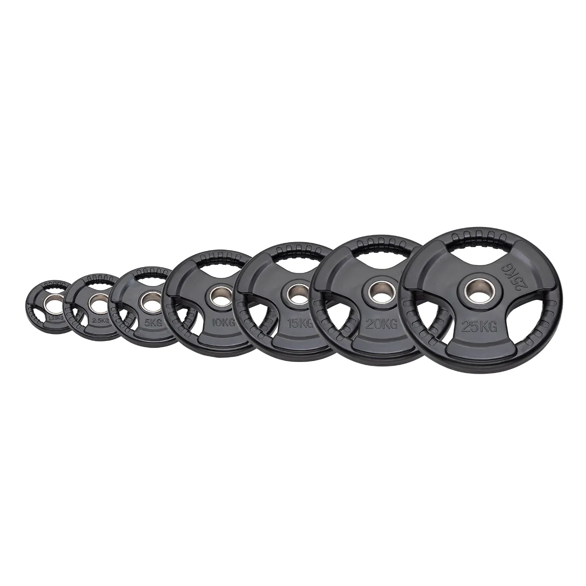 Fitness4you - Attrezzatura professionale per il fitness - DISCO - GHISA GOMMATO - TRI-GRIP