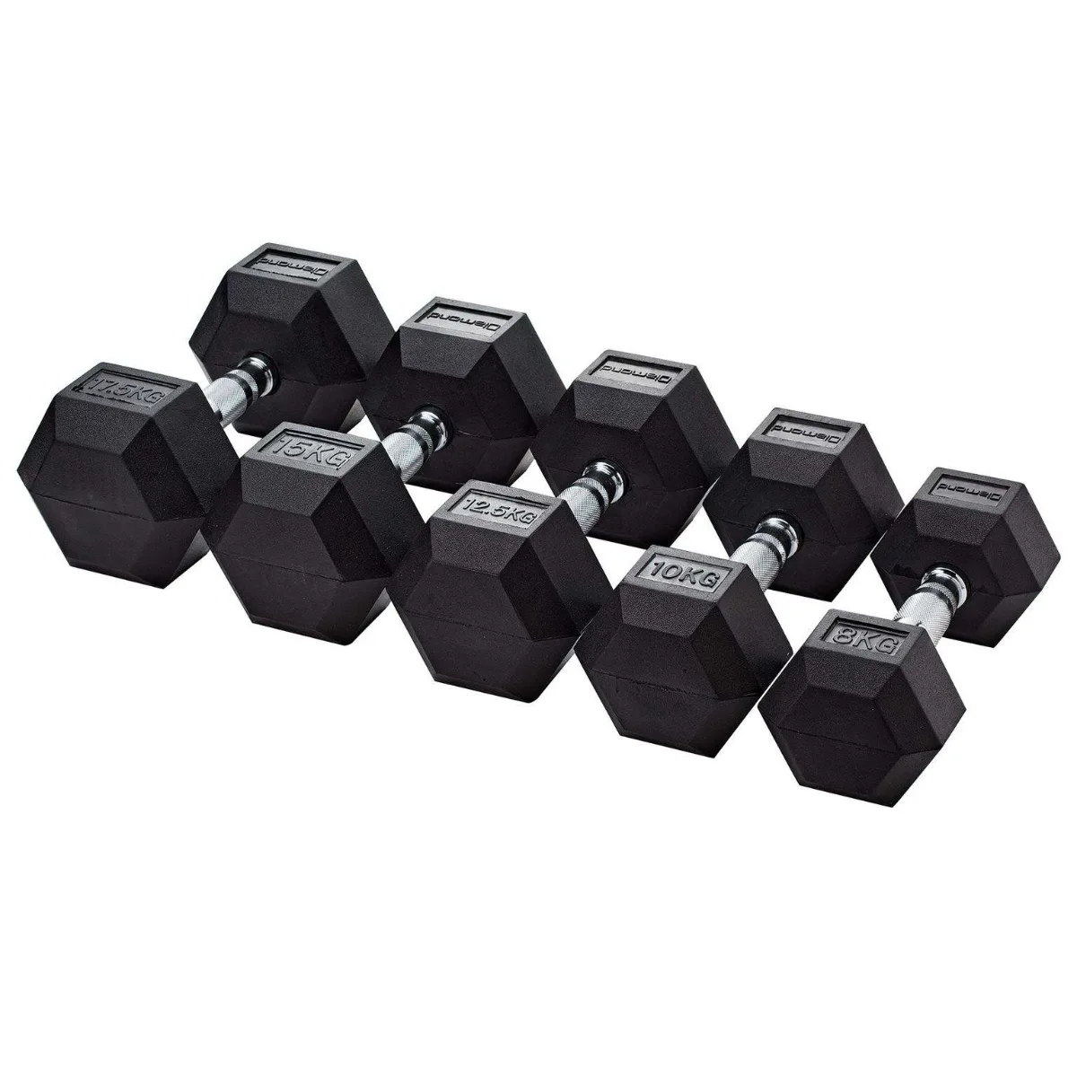 Fitness4you - Attrezzatura professionale per il fitness - MANUBRI-GOMMATI-ESAGONALI